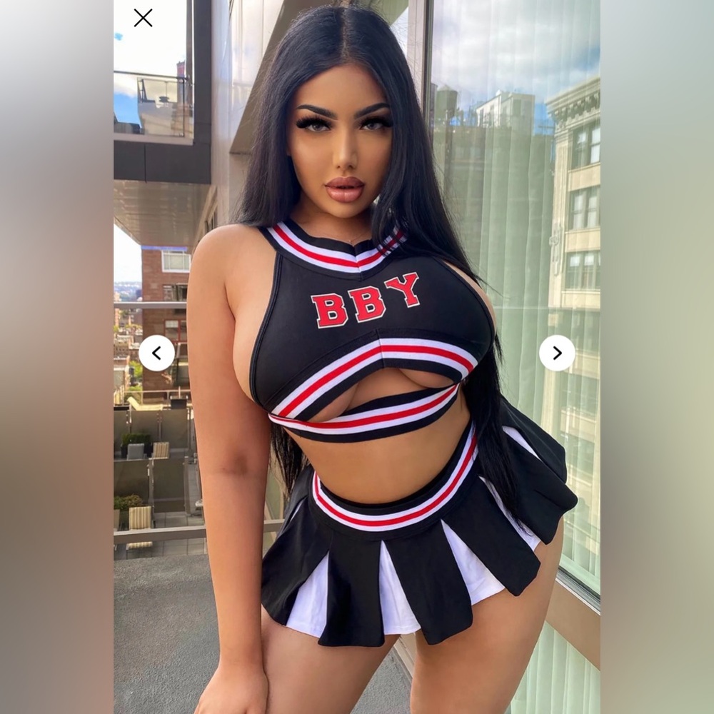 Two Piece Cheerleader Costume